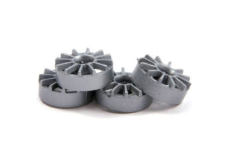 NSR 5432 Wheel Inserts 12 Spokes Silver for Ø17 Wheels